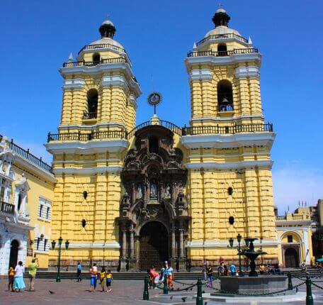 Visit to the San Francisco Church in Lima.