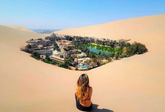 Huacachina Oasis in Southern Peru