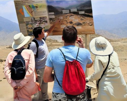 Step back 5,000 years at the ruins of Caral.