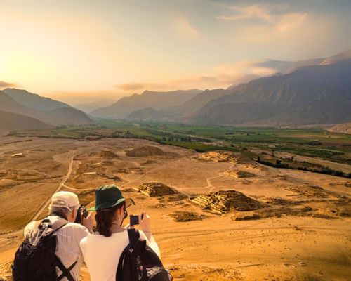 Discover the ancient pyramids of Caral, near Lima.