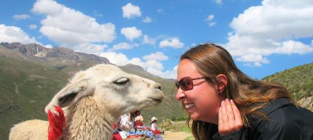 Exploring local villages on the Colca Canyon Tour.