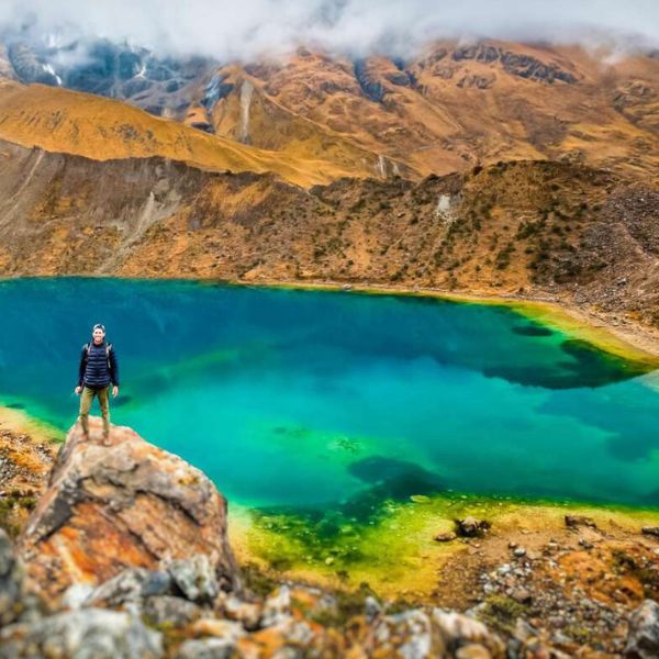 View of the Humantay Lake during a full day trip.