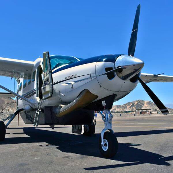 Cessna Caravan Plane use for the Nazca Lines Aerial Tour.