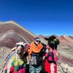 Llamas on the Rainbow Mountain