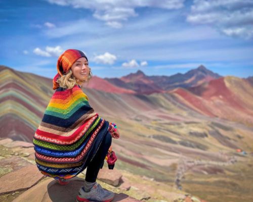 Rainbow Mountain hiking tour with stunning panoramic views.