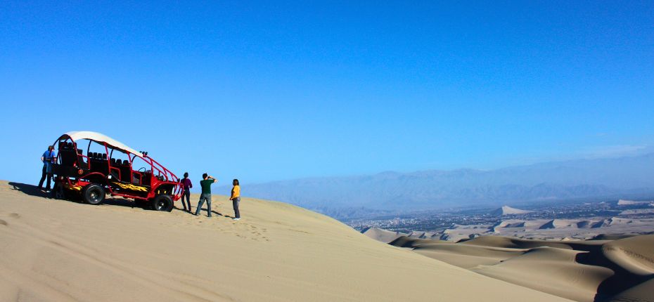 Dune Buggy Excursion to to the Huacachina Desert Dunes.