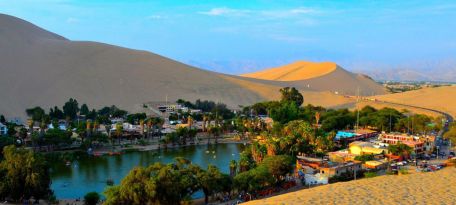 Huacachina Oasis sand dunes Paracas Huacachina Nazca Lines Tour